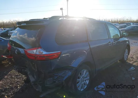 2015 Toyota Sienna Xle 7 Passenger из США, поврежденный, VIN 5TDDK3DCXFS120394